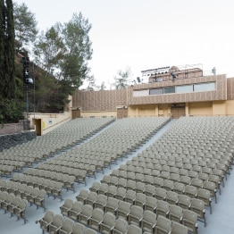 An outdoor theater with Terapro 220 applied.