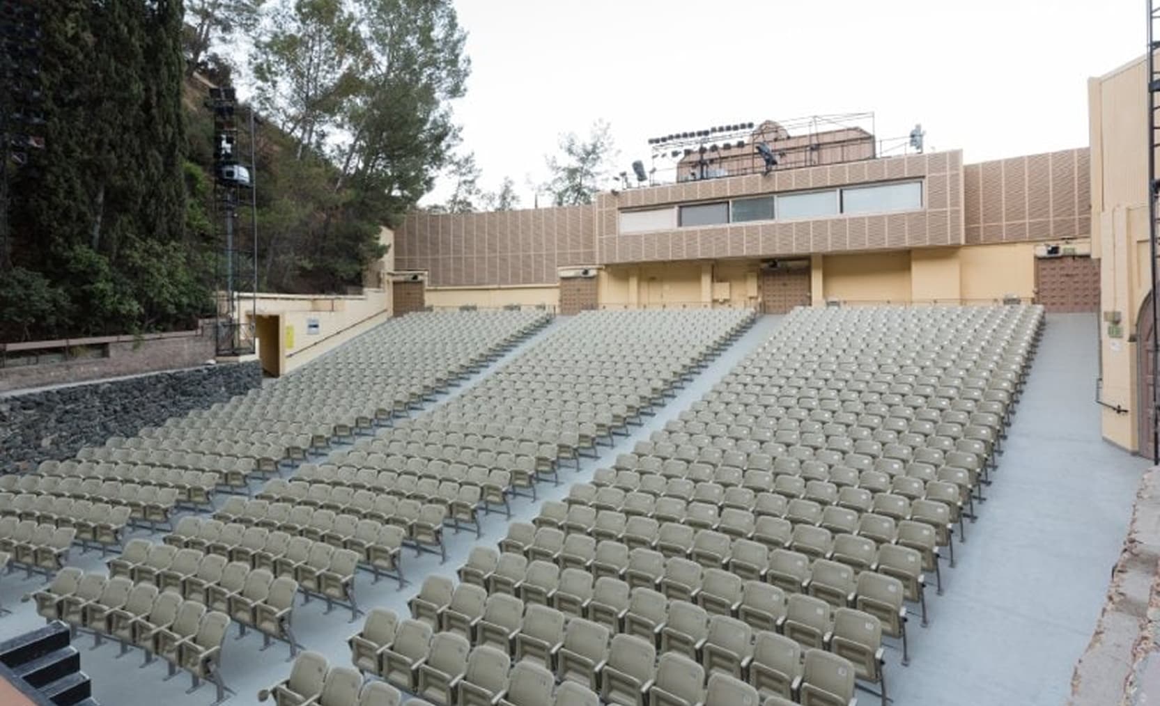 The Ford Theater with Siplast waterproofing system in the outdoor theater