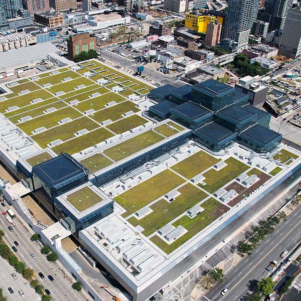 Green roof on Jacob K. Javits Convention Center