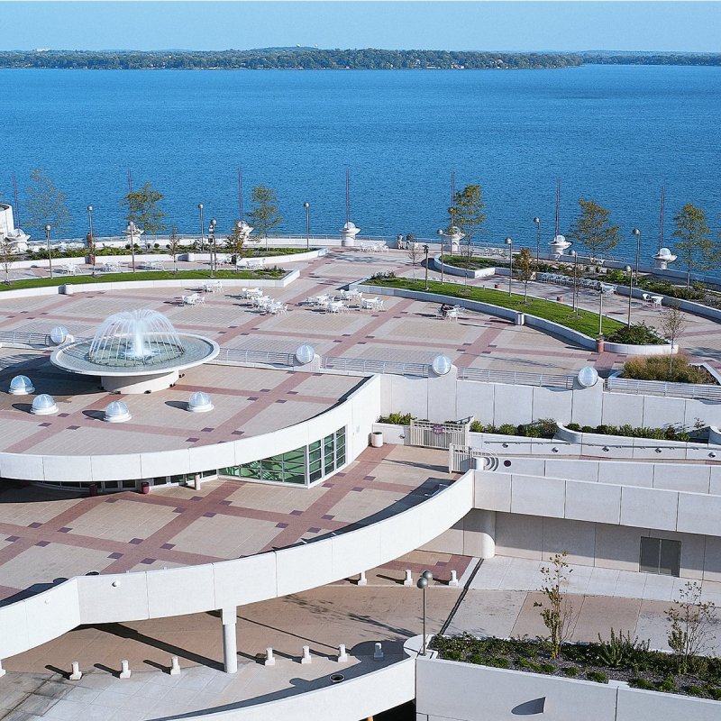 Siplast waterproofing materials used on Monona Terrace's roof