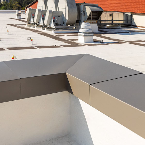 Metal roof perimeter components