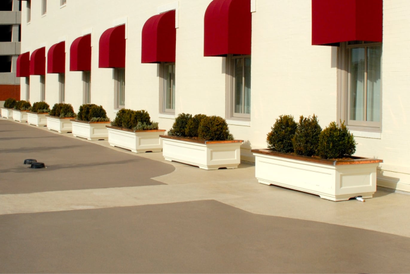 Terapro pedestrian system outside the capitol hotel