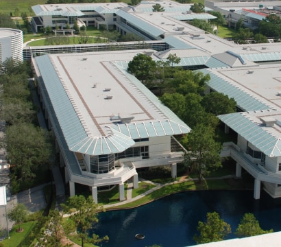 Roofing contractor installing Siplast products