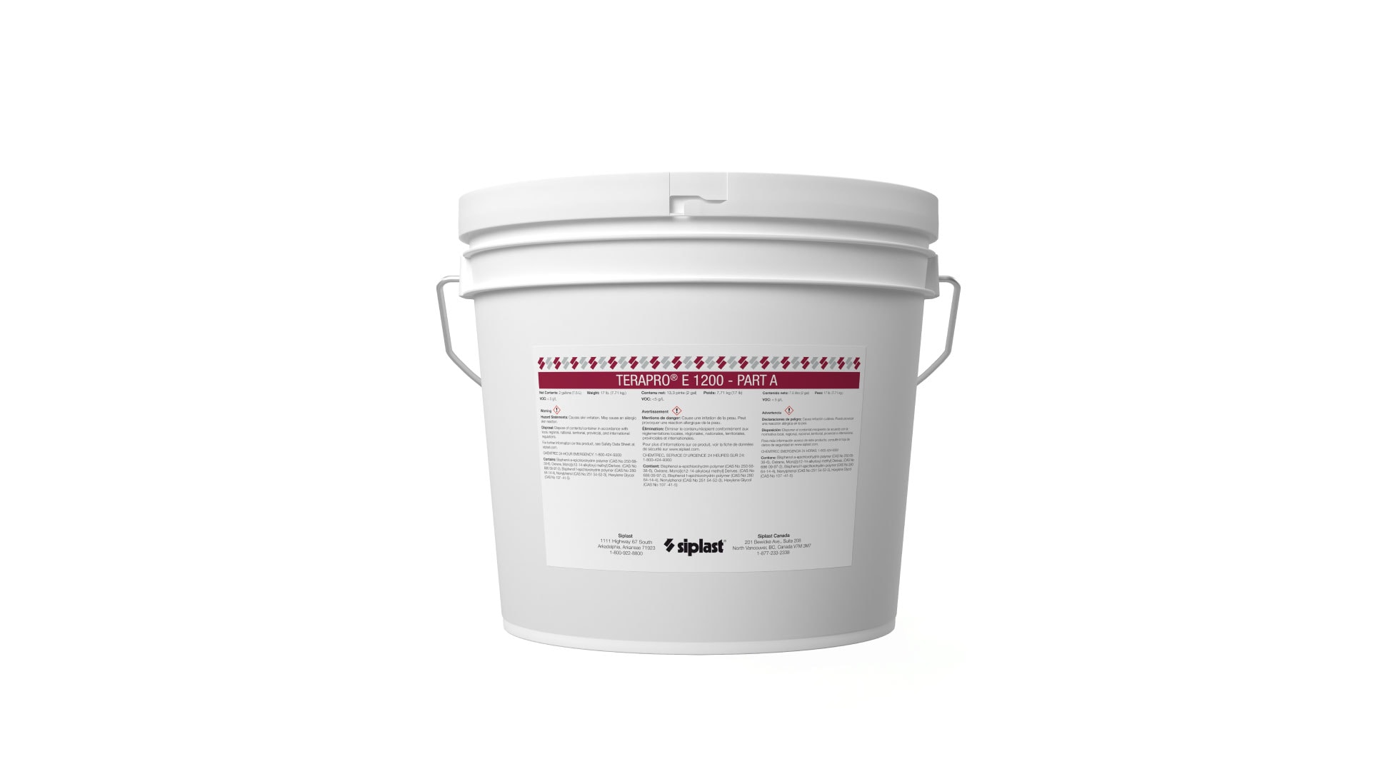 Gallon bucket of Terapro E 1200 Part A