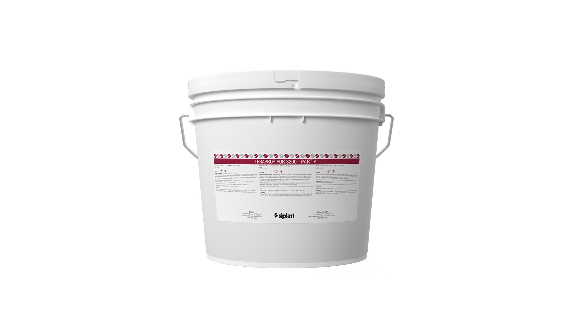 Gallon bucket of Terapro PUR 3220 Part A