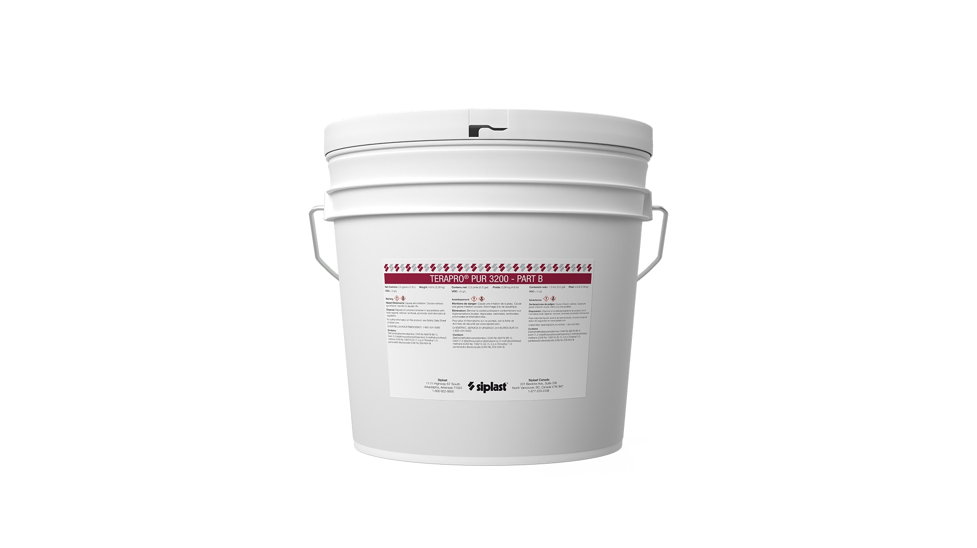 Gallon bucket of Terapro PUR 3220 Part B