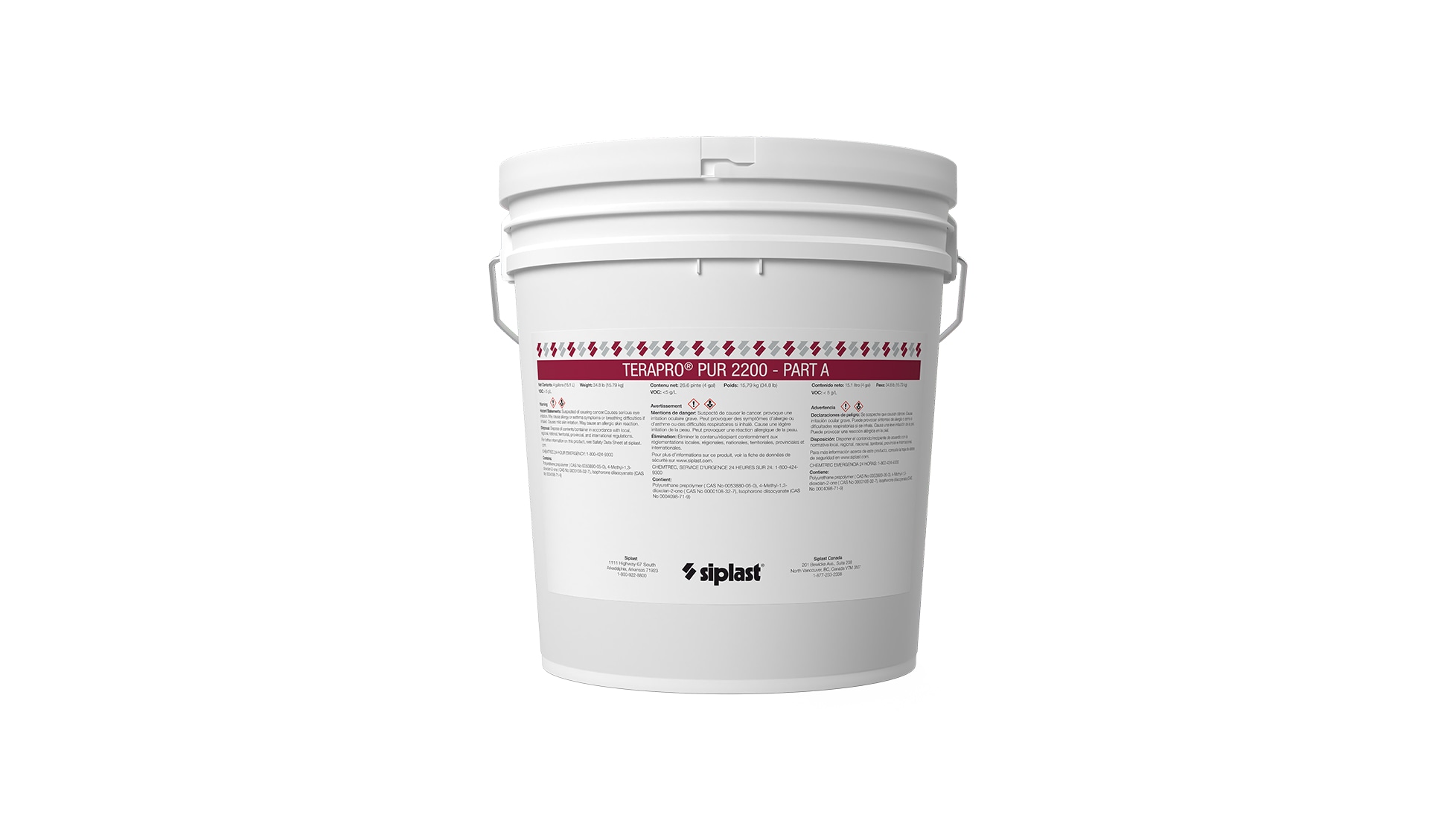  Gallon bucket of Terapro PUR 2200 Part A