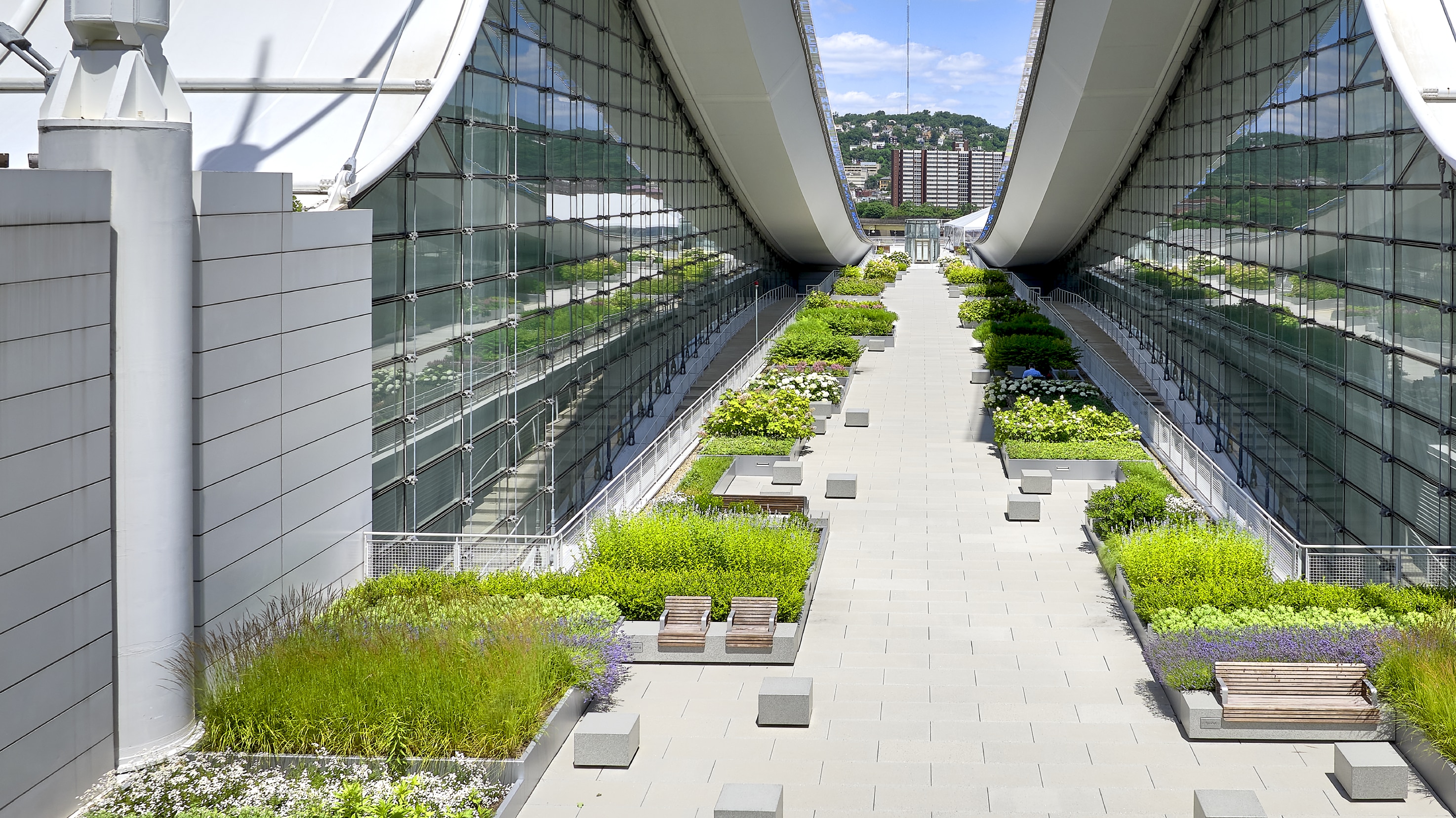 David L. Lawrence Convention Center green roofing and waterproofing solutions from Siplast