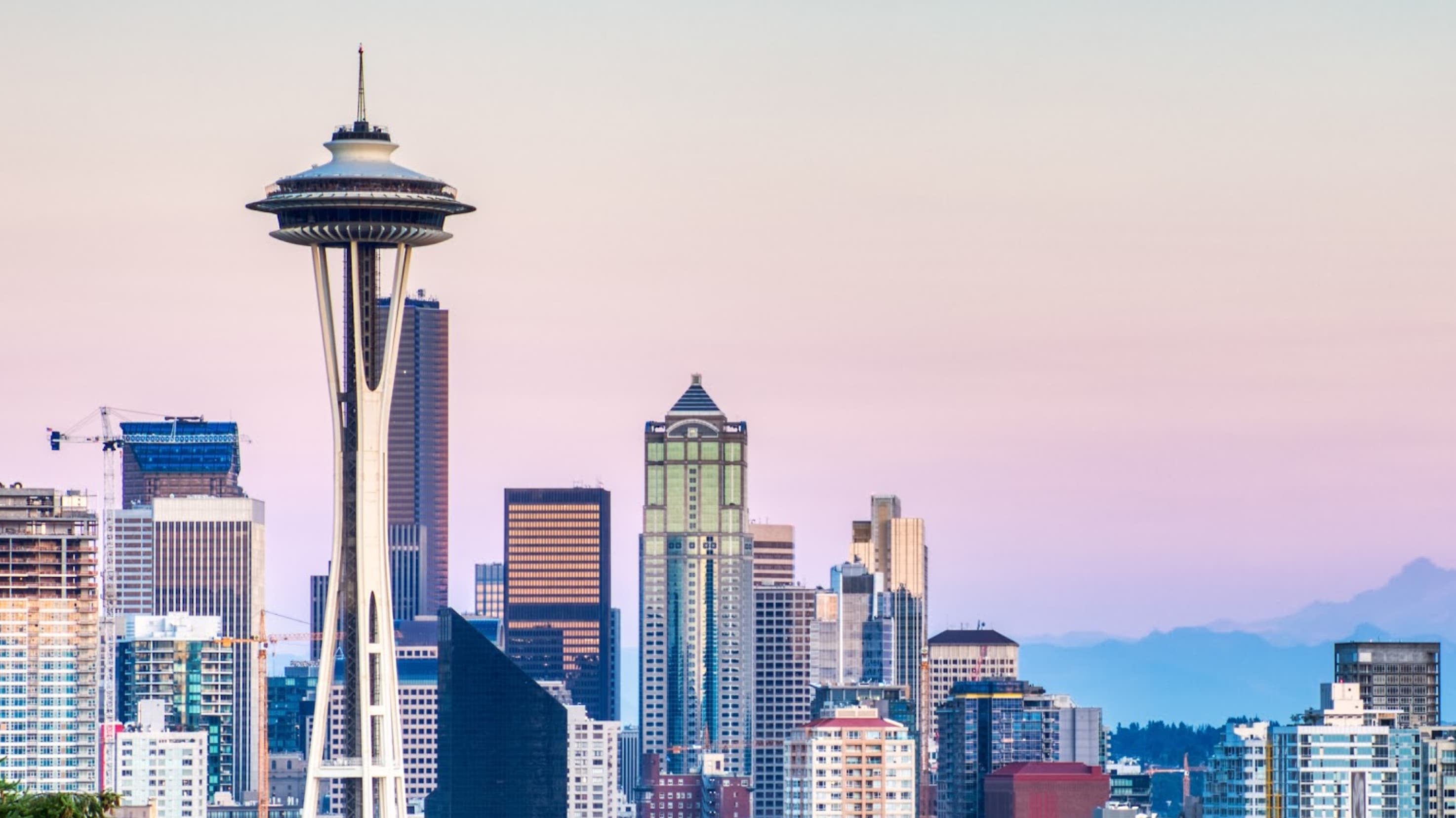 Space Needle in the Seattle skyline