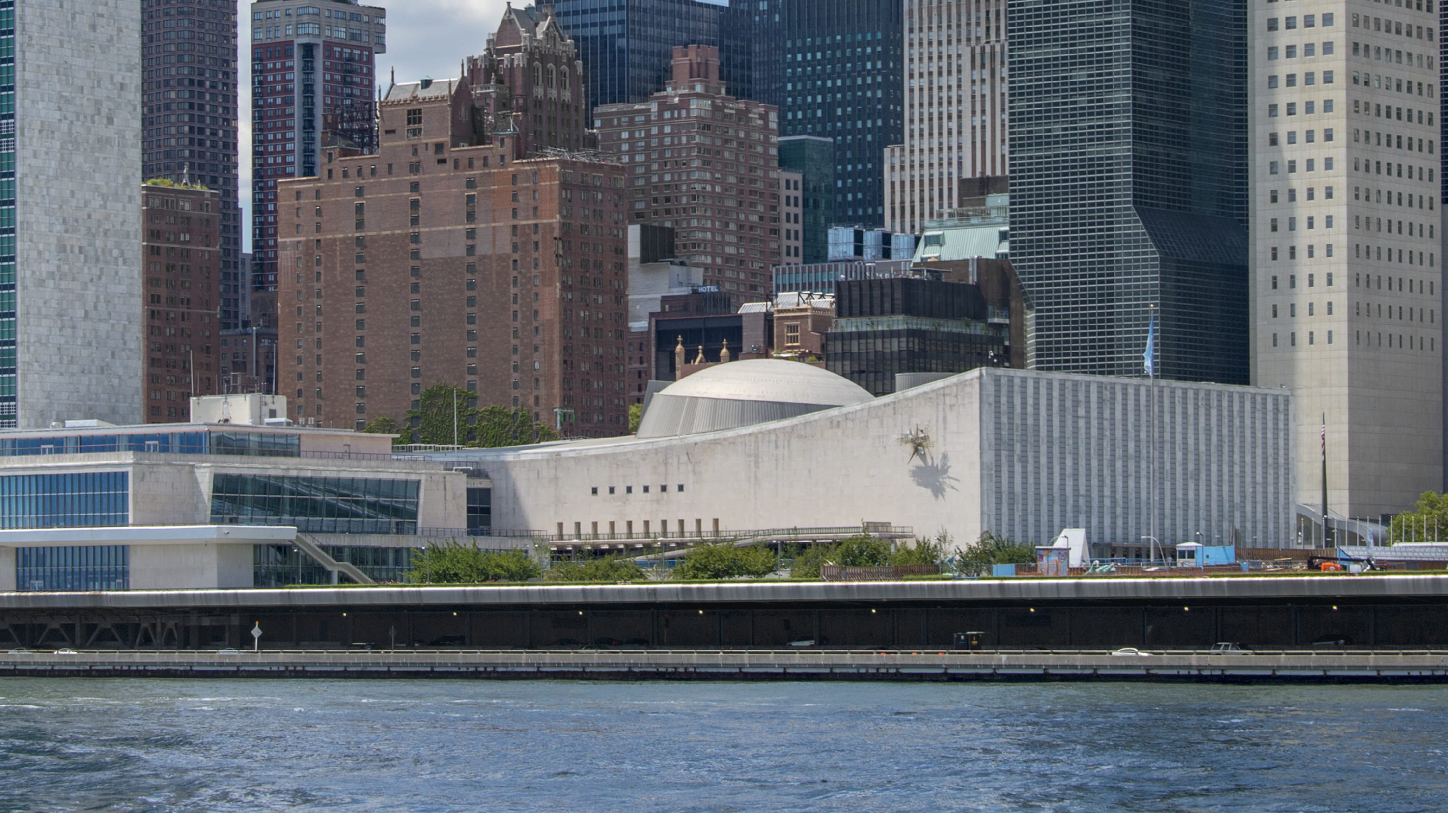 United Nations, General Assembly buildings with Siplast roofing and waterproofing materials